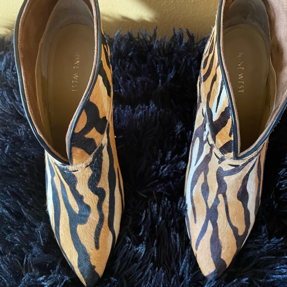 Nine West Faux Fur Ankle Boots
